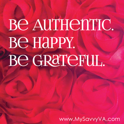 Be Authentic