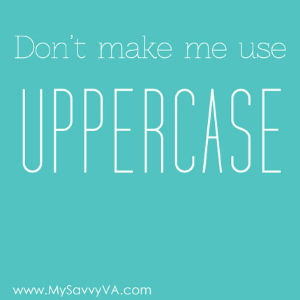 Uppercase